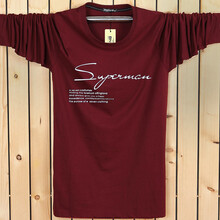 賓宇兄弟（BINYUXD） 長袖 男士T恤 酒紅 S，XL，L，加大，XXL，M，XXXL