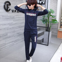 尊首（ZUNSHOU） 長袖 男士T恤 0502藏青 XL，L，M，XXXL，XXL