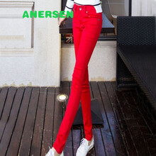 ANERSEN 高腰  女 長褲 牛仔褲