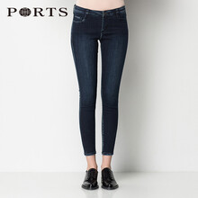 PORTS 高腰  女 長褲 牛仔褲