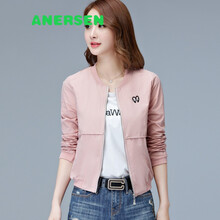 ANERSEN 圓領(lǐng) 長袖 女 短外套 綁帶