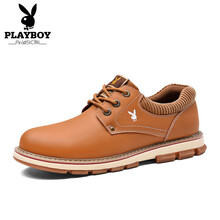 花花公子（PLAYBOY）男士黃棕 44，38，39，40，41，42，43