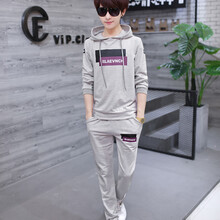 尊首（ZUNSHOU） 長袖 男士T恤 0506淺灰 XL，L，XXL，M，XXXL