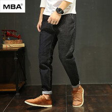 MBA 錐形褲 原創(chuàng)設(shè)計(jì) 男士牛仔褲