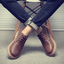 軒仕奇（Xuanshiqi）男士暗棕色 41