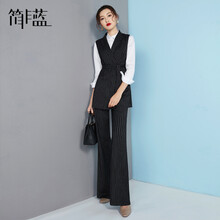 簡非藍 高腰  女 長褲 休閑褲