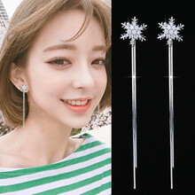 精致流蘇耳飾，打造時(shí)尚美少女