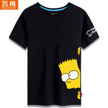 瓦肯（WAKEN） 短袖 男士T恤 黑色4 S
