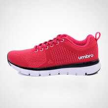 茵寶（Umbro）跑步鞋UCB90708-02梅紅+白 38