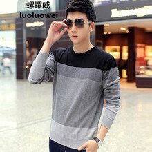 螺螺威（luoluowei） 長(zhǎng)袖 男士T恤 黑色薄款 XL，L，XXL，XXXL，M