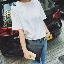 集智（JIZHI） 印花 短袖 T恤 女 圓領(lǐng)