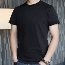 法蘭王 短袖 男士T恤 黑色 S，XL，L，加大，XXXL，XXL，M