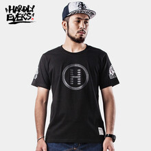 Hardly Ever's 短袖 男士T恤 HART673黑色 XXXL