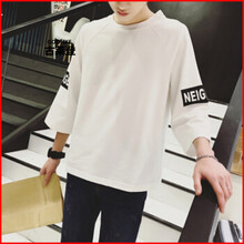 古萊登（GODLIKE） 長袖 男士T恤 白色 S，XL，L，XXL，M，XXXL