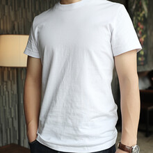 法蘭王 短袖 男士T恤 白色 S，XL，L，M，XXXL，XXL，加大