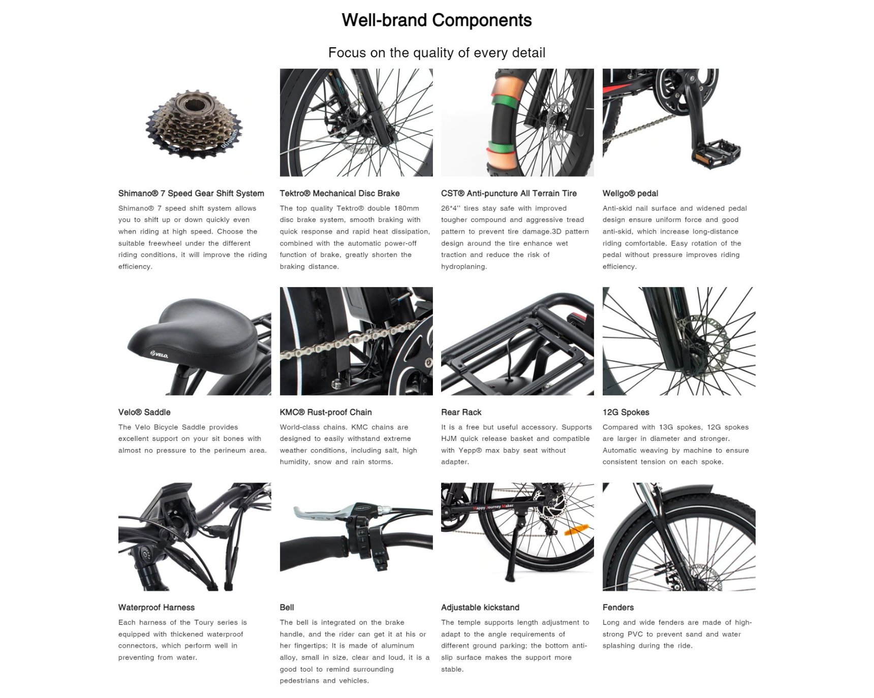 HJM Toury Electric Bike EBike EWheel Warehouse