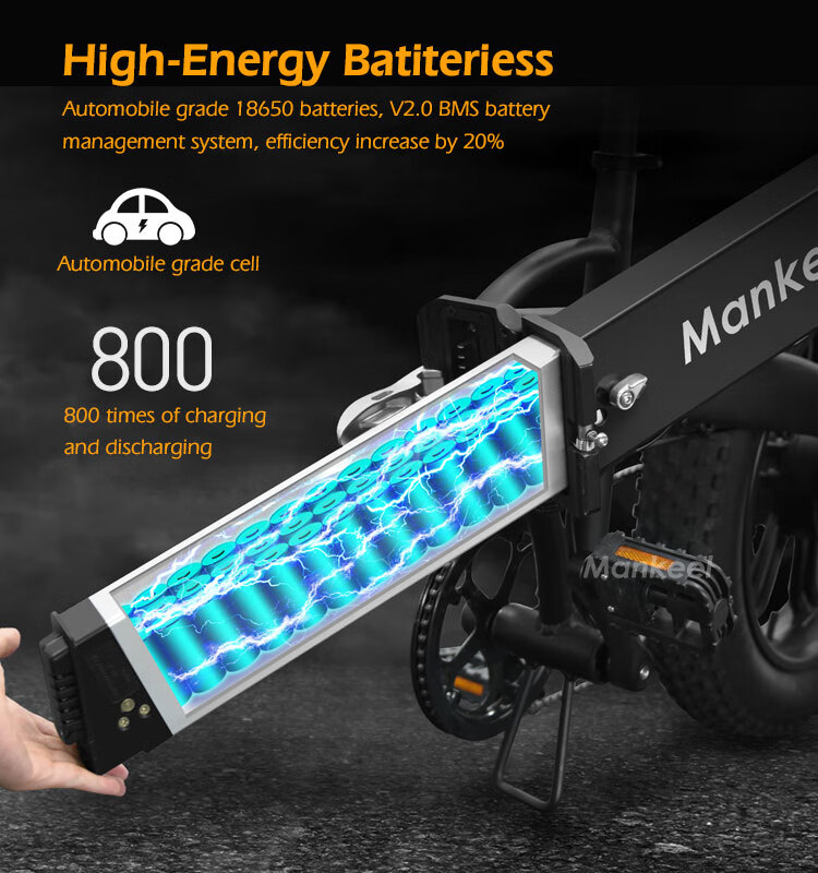 Mankeel MK011 Off Road Folding Bike Electric Bicycle