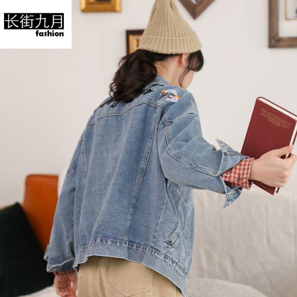 休閑,打造,外套,牛仔,街頭,寬松 休閑,打造,外套,牛仔,街頭,寬松