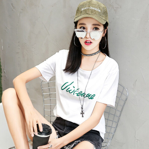 仙女,打造,寬松,短袖,清爽,連衣裙