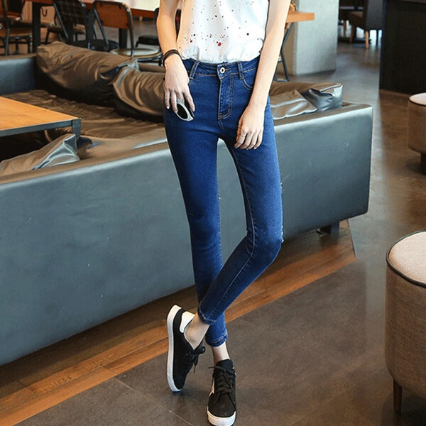 優(yōu)雅,復古,穿出,牛仔褲,身材