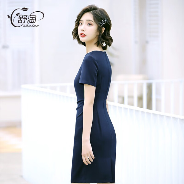 女神,打造,純色,連衣裙