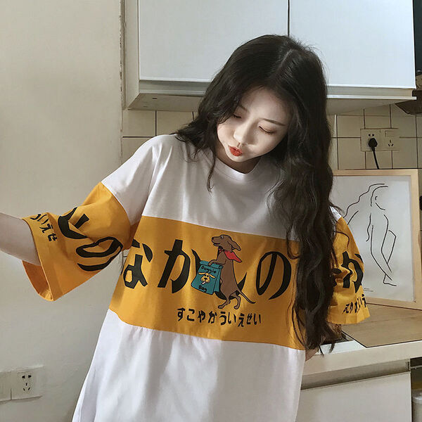 上衣,清爽,減齡,短袖,百搭,圓領(lǐng)