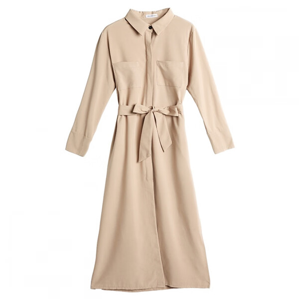 優(yōu)雅,圓領(lǐng),穿出,連衣裙,氣質(zhì)