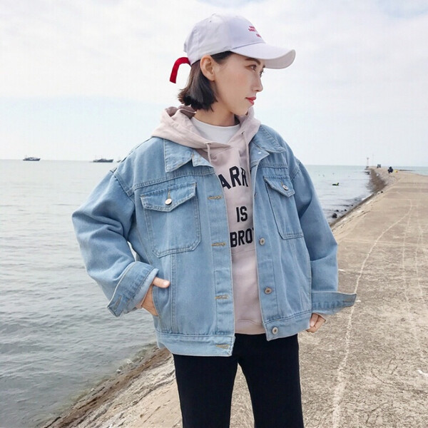 外套,妹子,小心,牛仔,時尚,微胖 外套,妹子,小心,牛仔,時尚,微胖