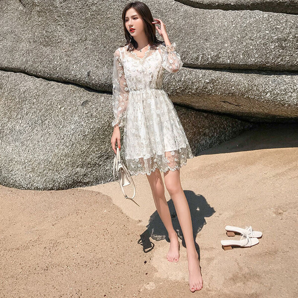 優(yōu)雅,減齡,打造,白裙,女人味