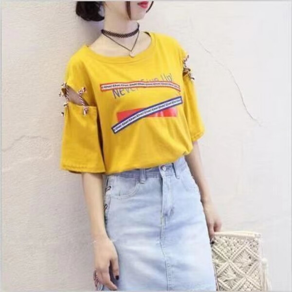 上衣,清爽,減齡,短袖,百搭,圓領(lǐng)