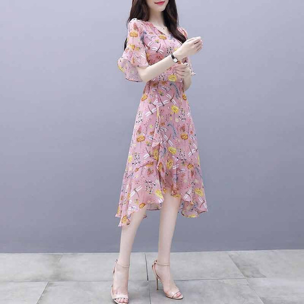 告別,微胖,碎花,連衣裙 告別,微胖,碎花,連衣裙