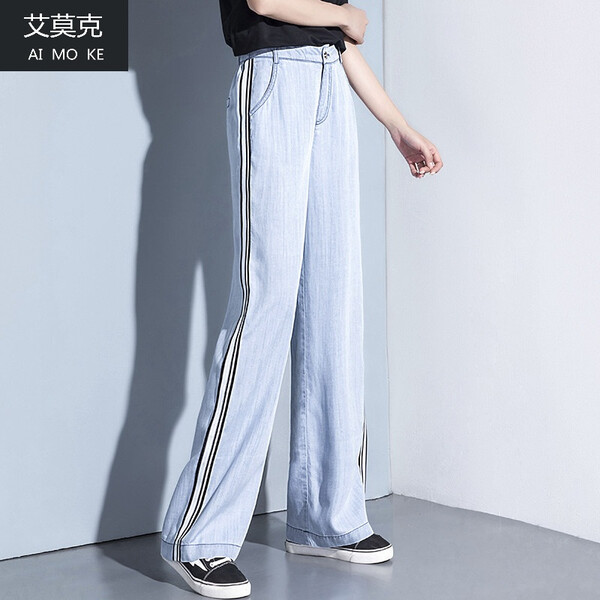 休閑,修身,牛仔褲,微胖,妹子,福音
