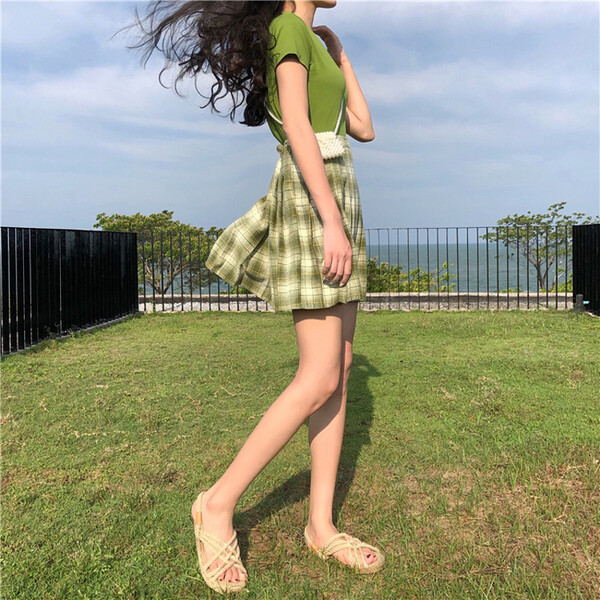 半身裙,女神,打造,荷葉,甜美