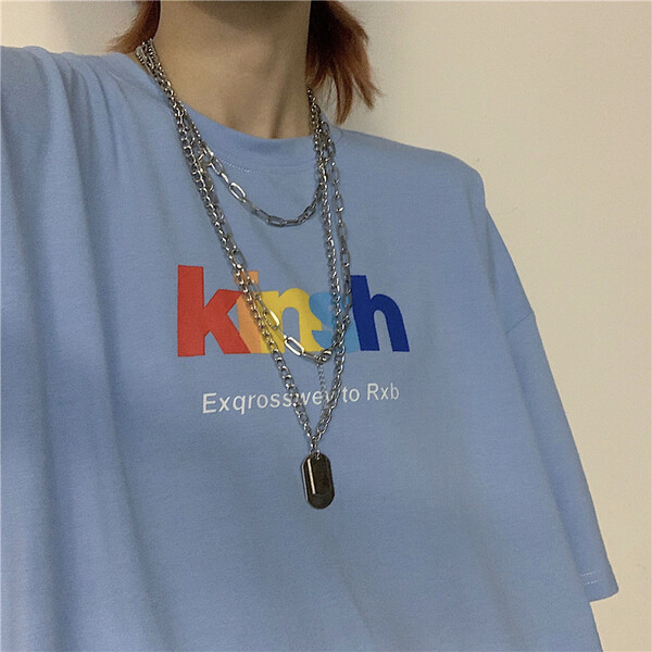 仙女,寬松,印花,打造,清爽,連衣裙