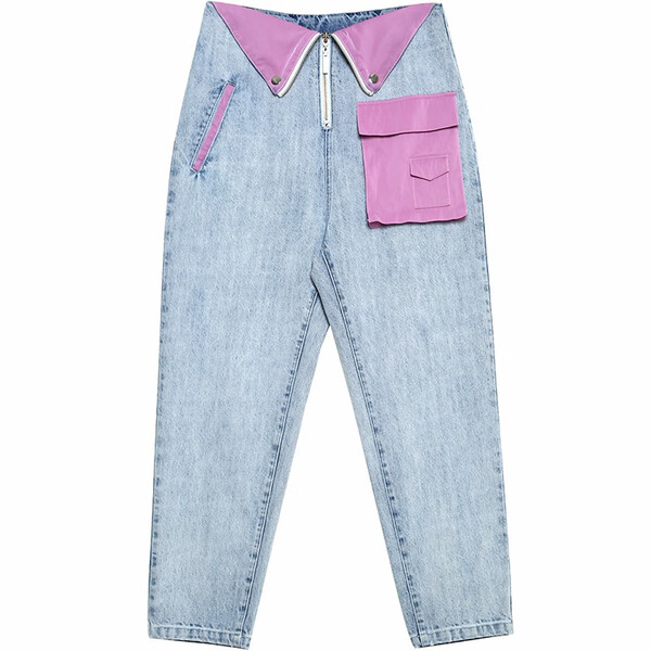 優(yōu)雅,復古,穿出,牛仔褲,身材