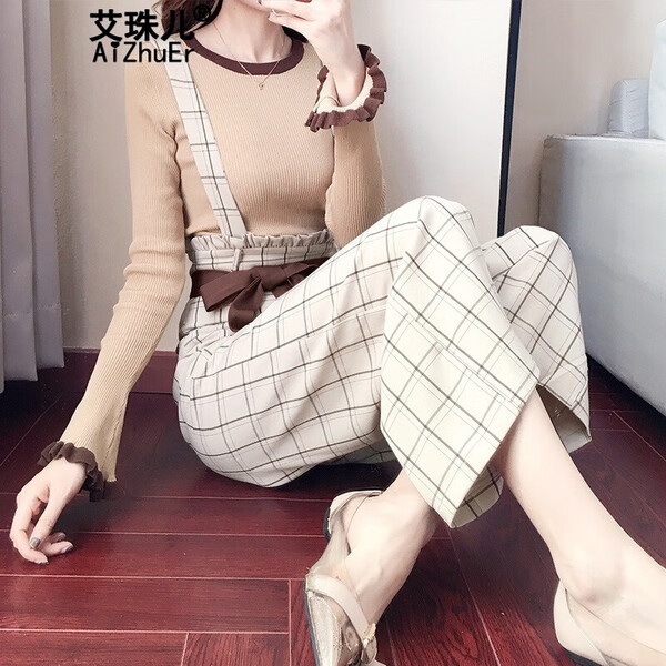 寬松,簡單,肌膚,闊腿褲