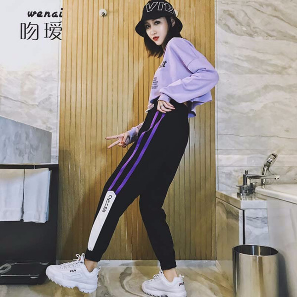 九分,喇叭褲,美腿,簡單