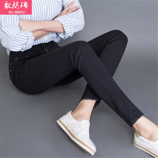 寬松,少女,牛仔褲,穿出,破洞 寬松,少女,牛仔褲,穿出,破洞