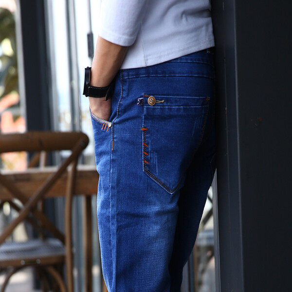 時(shí)尚,牛仔褲,穿出,魅力