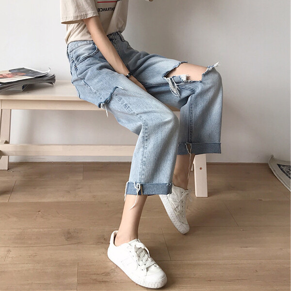 修身,妹子,牛仔褲,微胖,小腳,福音