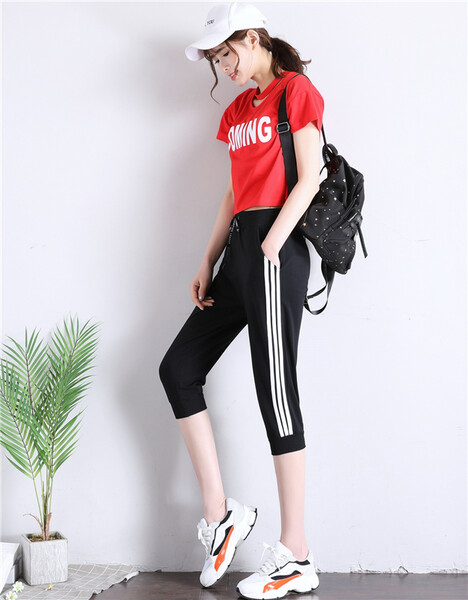 優(yōu)雅,打造,女神,簡(jiǎn)約,條紋,闊腿褲