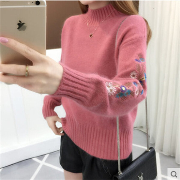 妹子,寬松,毛衣,短款,微胖,福音