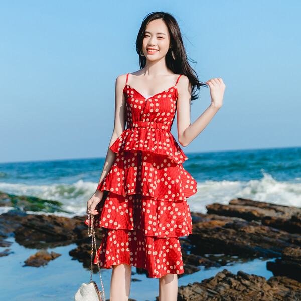 女神,打造,網(wǎng)紗,連衣裙,甜美