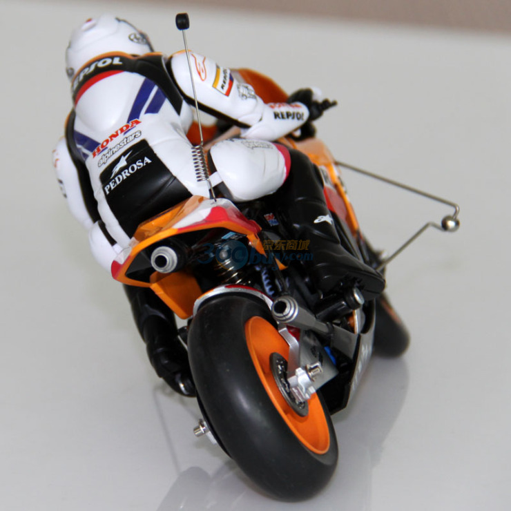 银辉玩具 数码遥控仿真摩托车 1:12 本田RC21