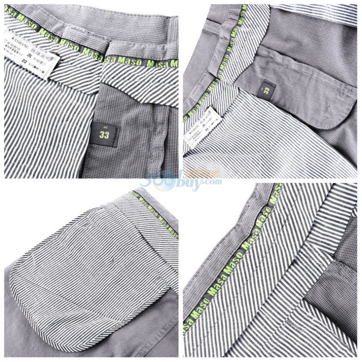 MasaMaso<em>玛萨玛索</em> <em>休闲</em>裤 100%亲肤长绒棉倾