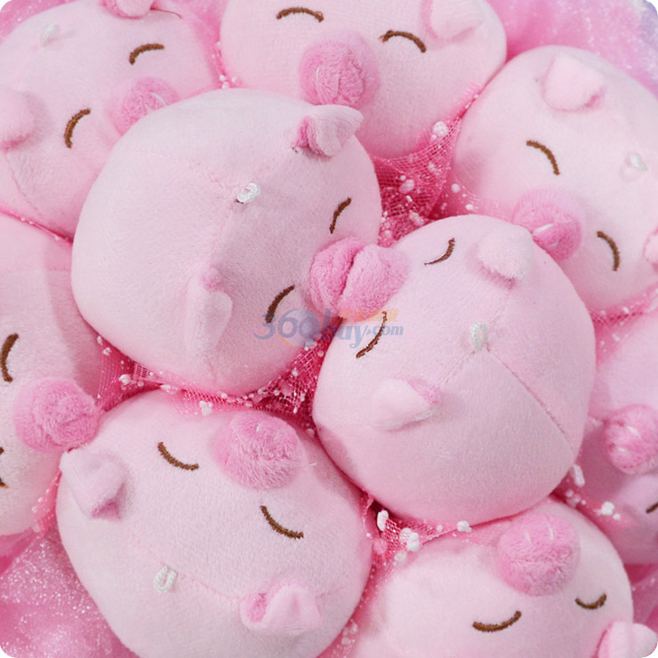 七夕情人节 卡通花束 <em>生日</em>礼物 送<em>女友</em> 公仔花束