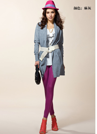 136包邮！PEACEBIRD太平鸟秋季新品下摆不规则针织衫