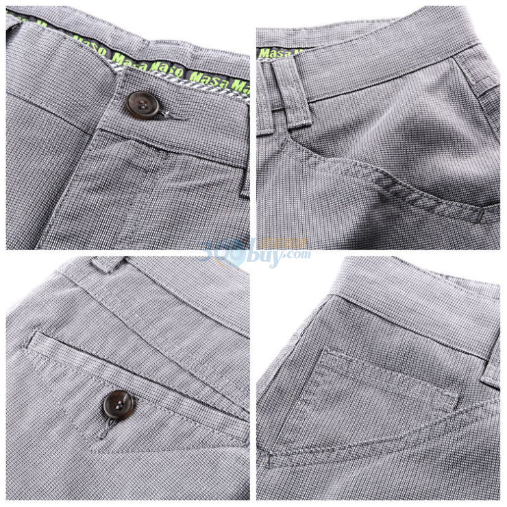 MasaMaso<em>玛萨玛索</em> <em>休闲</em>裤 100%亲肤长绒棉倾