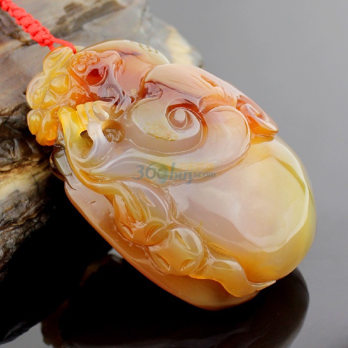 【评价】一生一石貔貅如意3A级天然玉髓玛瑙挂坠俏色巧雕绝版品37附权威证书-京东商城-讨论|推荐|开箱|价格|价钱|使用心得