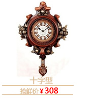 
                                        丽盛小座钟欧式静音挂钟客厅装饰台钟田园座钟石英钟创意卧室时钟现代艺术摆钟表                